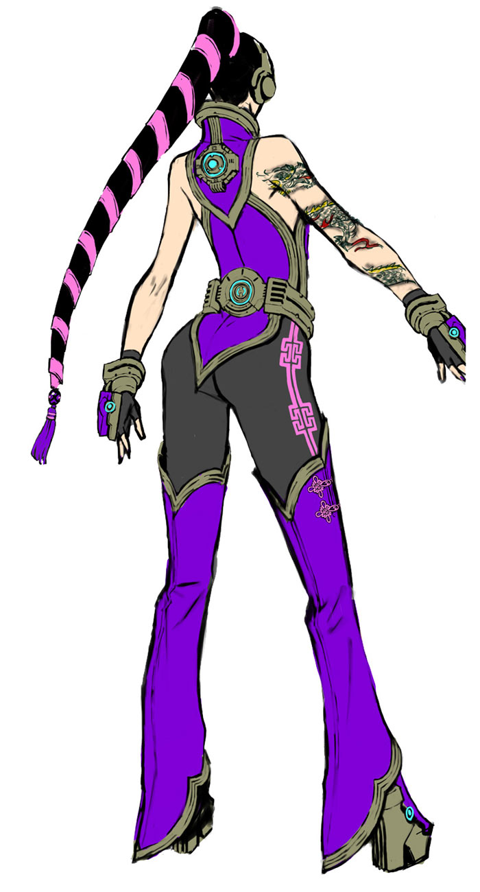 Fei Rin Back Art from Anarchy Reigns