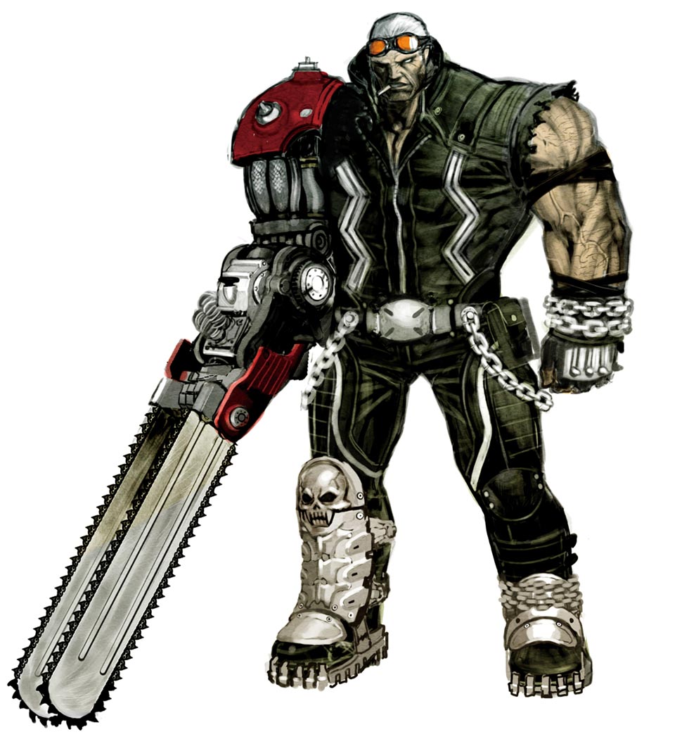 Jack Cayman Art from Anarchy Reigns