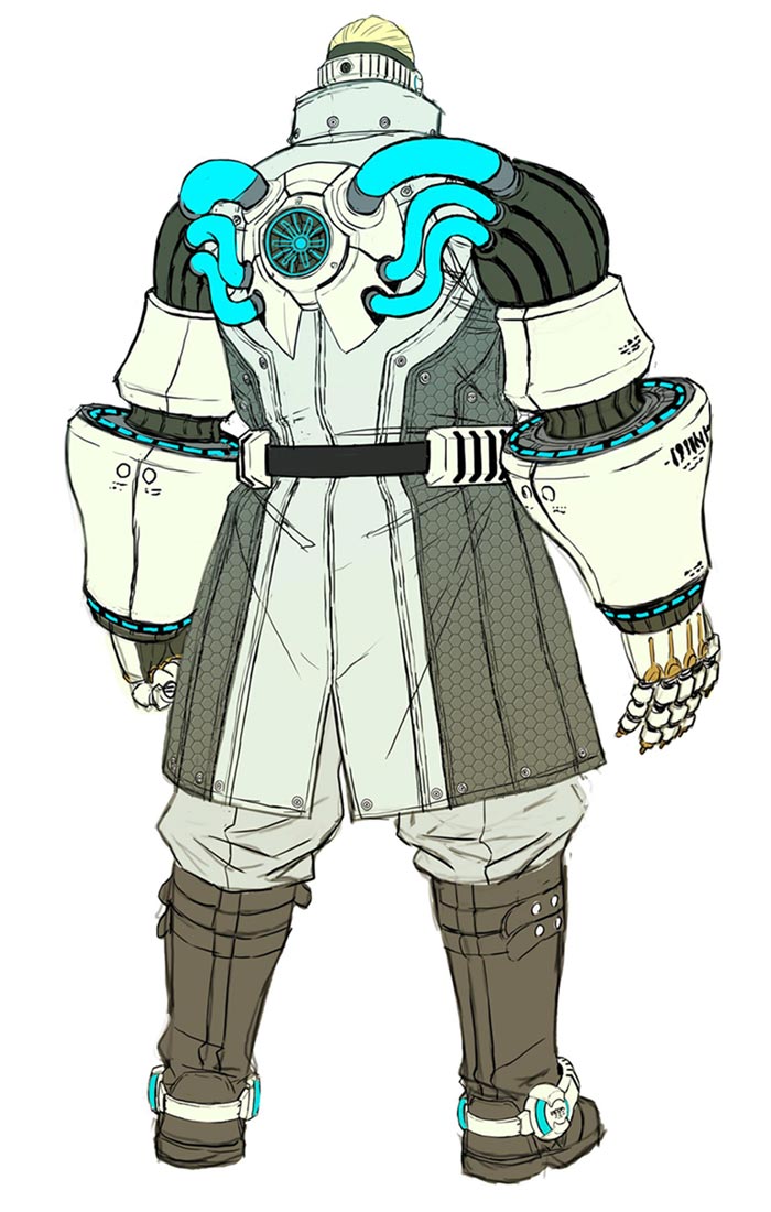 Nikolai Dmitri Bulygin Back Art from Anarchy Reigns