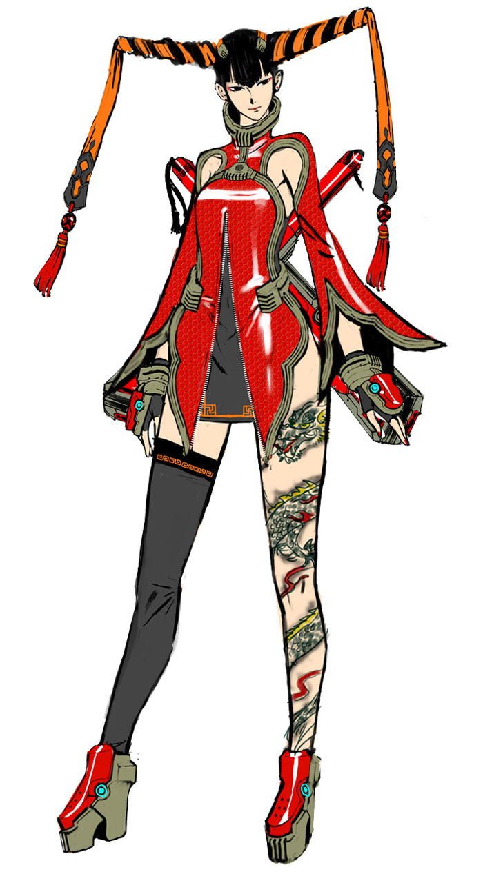 Rin Rin Art from Anarchy Reigns