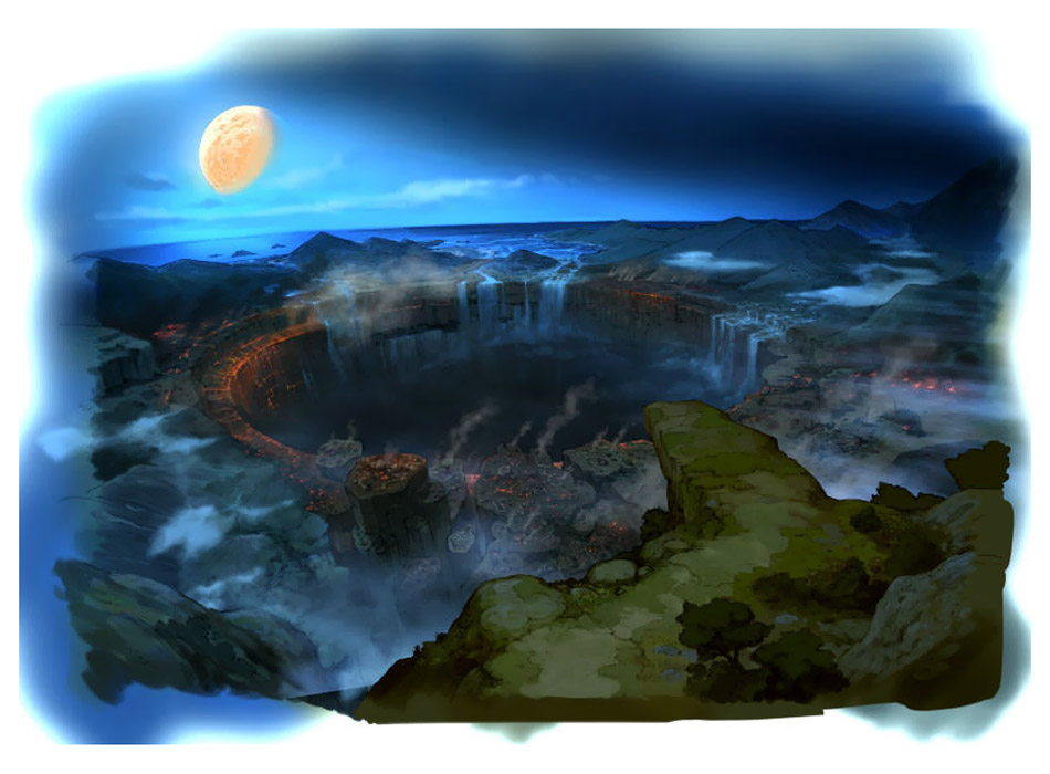 Crater Art from Bravely Default