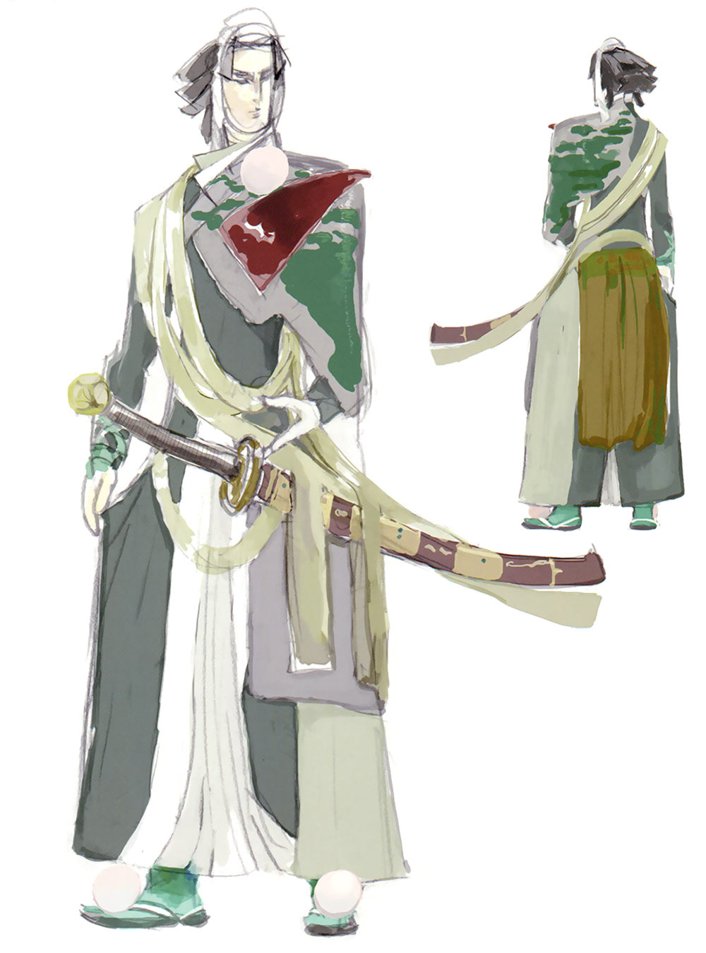 Nobutsuna Kamiizumi Art from Bravely Default