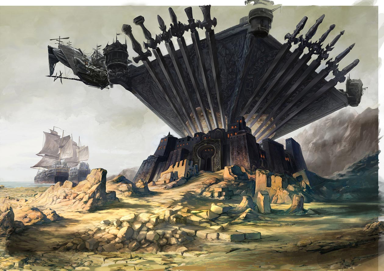 Stark Fort Art from Bravely Default
