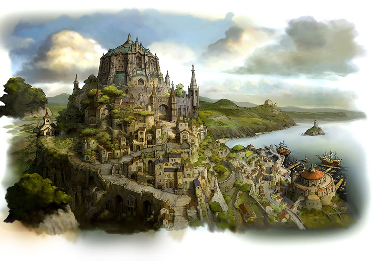 Caldisla Kingdom Art from Bravely Default