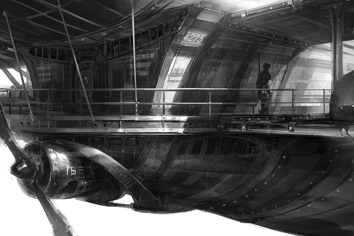 Airship Art from BioShock Infinite
