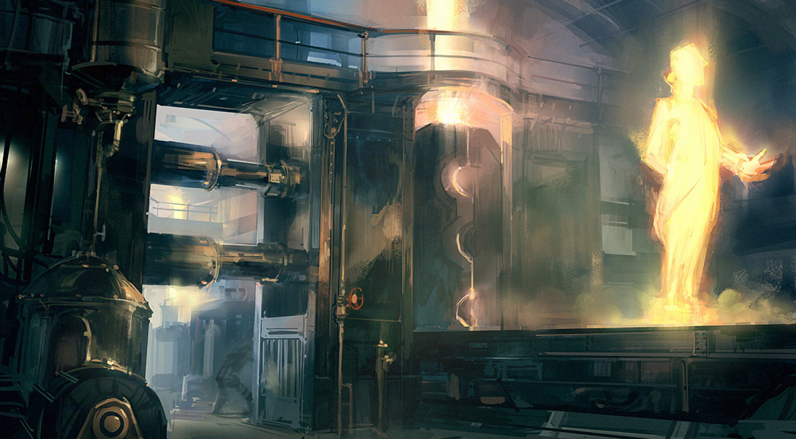 Factory Press Art from BioShock Infinite