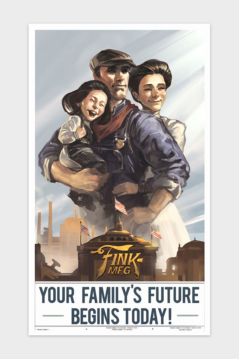 Family Poster Art from BioShock Infinite