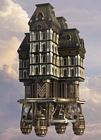 Icarus Hero Flying Building