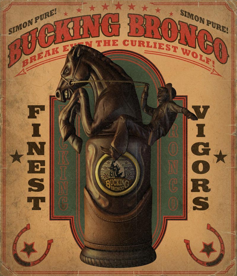 Bucking Bronco Poster Art from BioShock Infinite