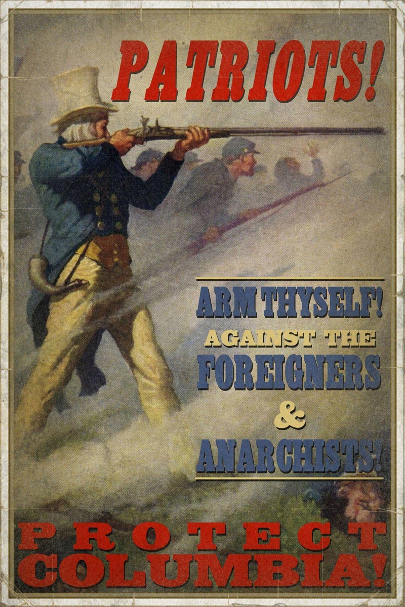Protect Columbia Poster Art from BioShock Infinite