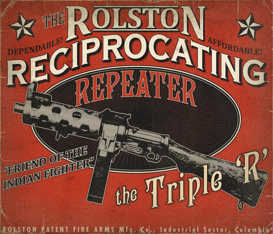 Rolston Fire Arms Art from BioShock Infinite