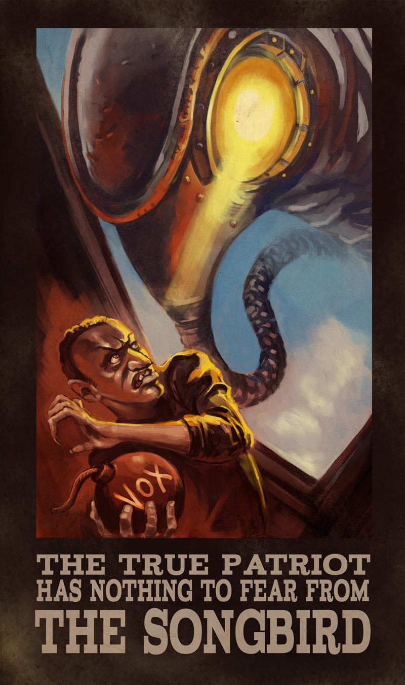 Songbird Poster Art from BioShock Infinite