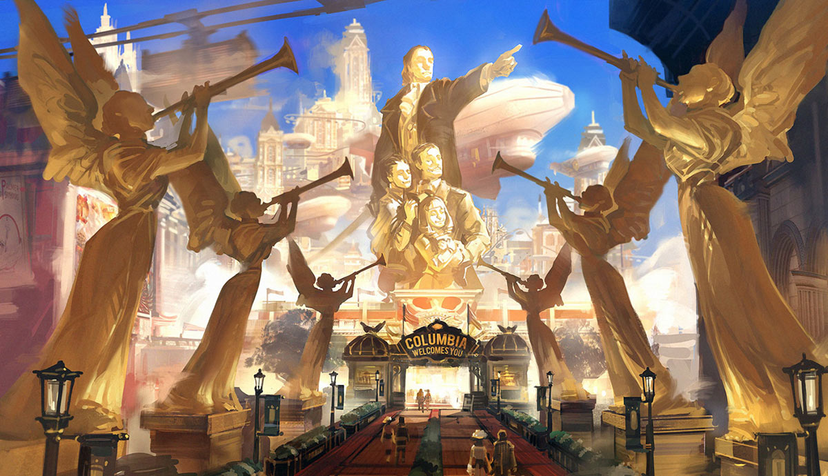 Town Center Welcoming Art from BioShock Infinite