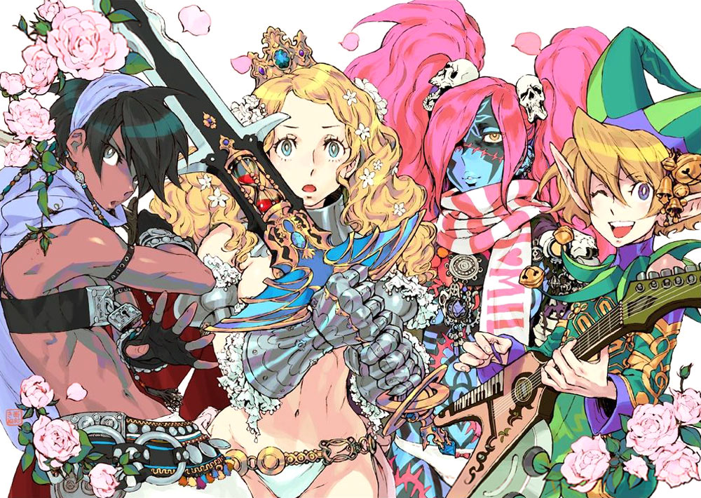Main Characters Art from Code of Princess