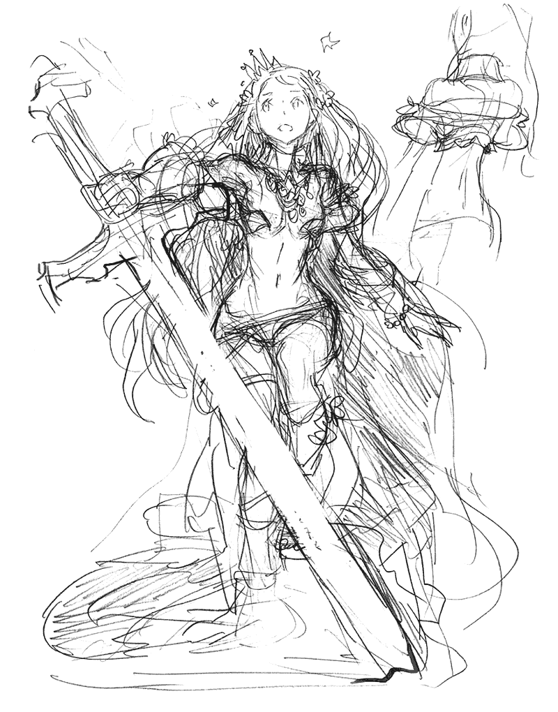 Solange Sketch from Code of Princess