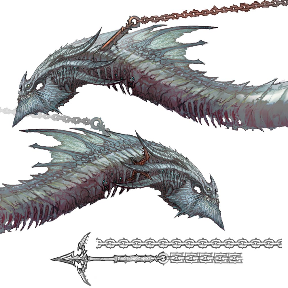 Undead Leviathans Art from Darksiders II
