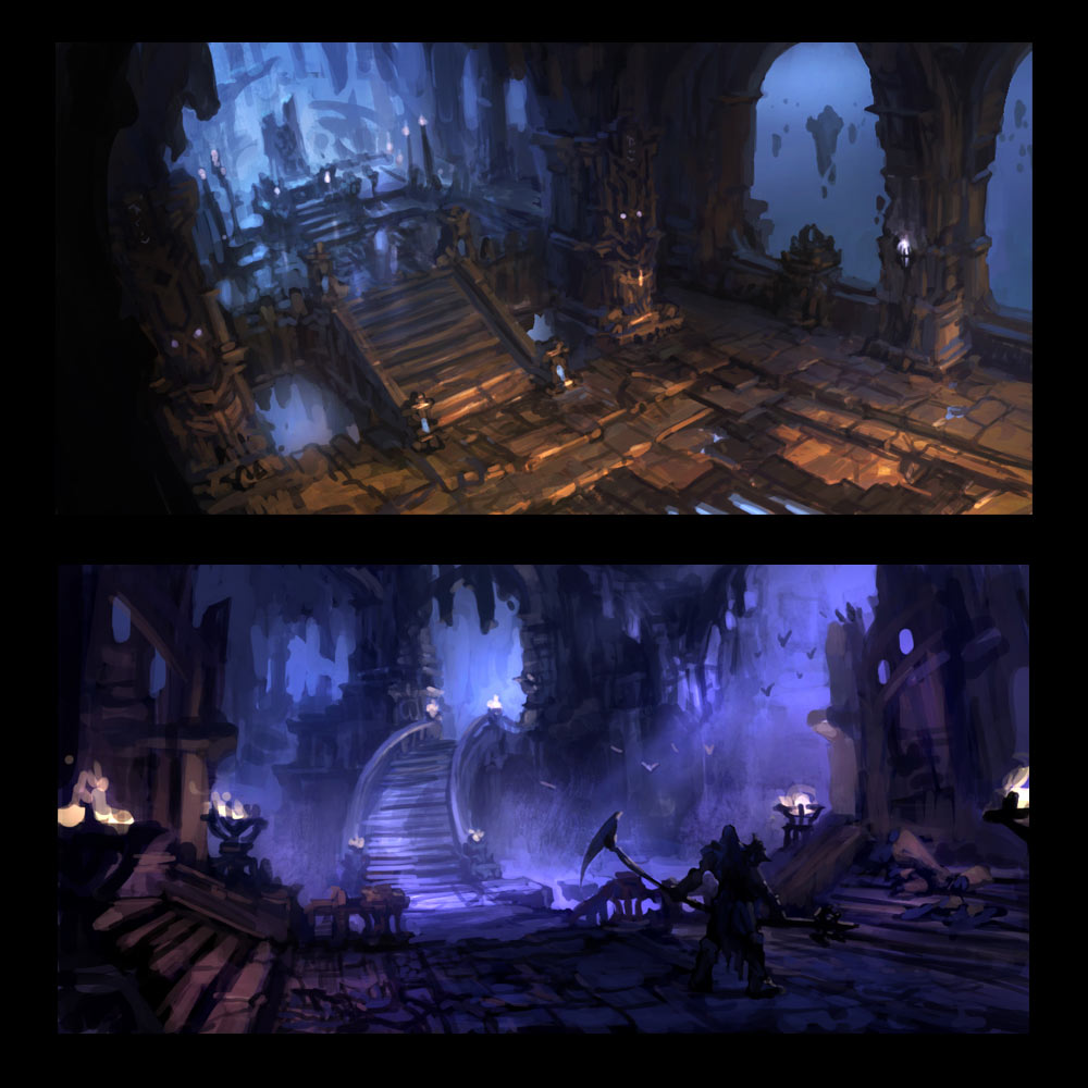 Stairway Art from Darksiders II