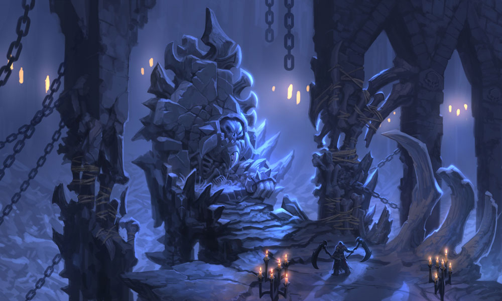 Bone Golem Altar Art from Darksiders II