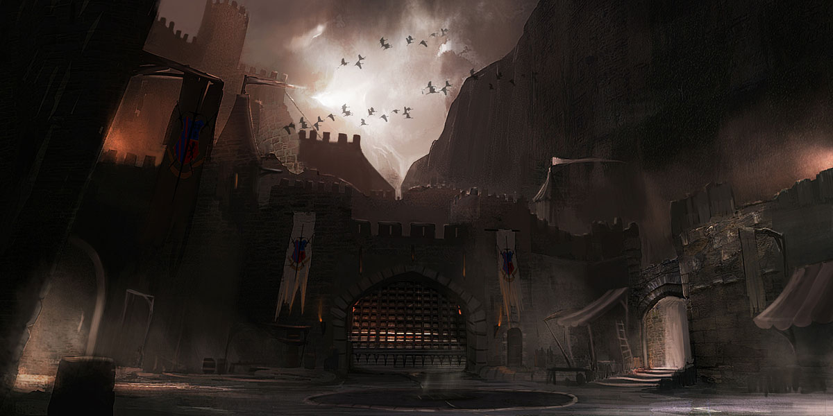 Castle Gate Art from Game of Thrones