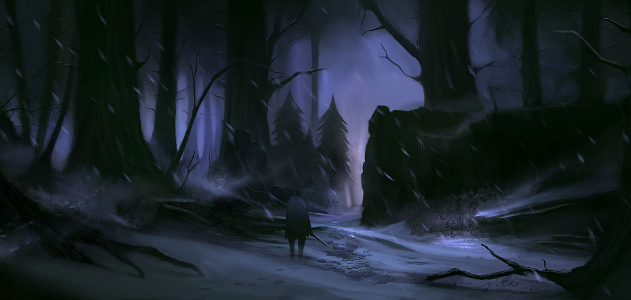 Northern Forest Art from Game of Thrones
