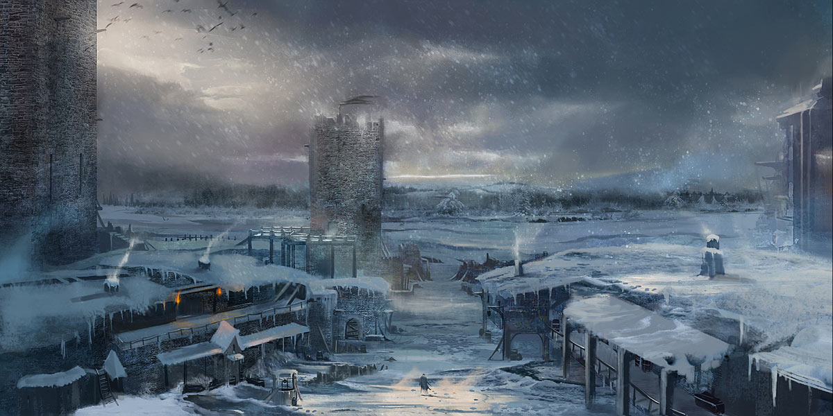 Northern Fortress Art from Game of Thrones