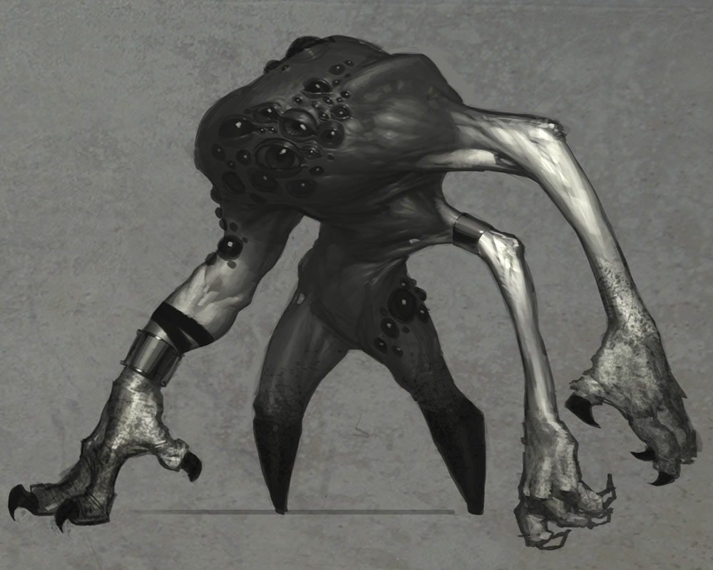 Argus Concept Art from God of War III