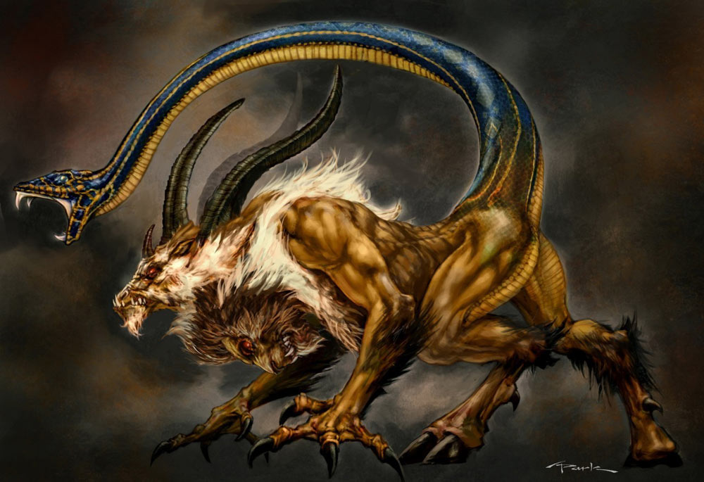 Chimera Art from God of War III
