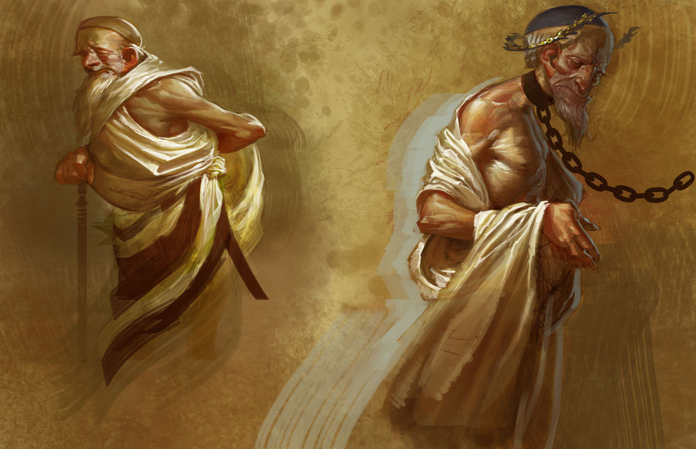 Daedalus Concept Art from God of War III