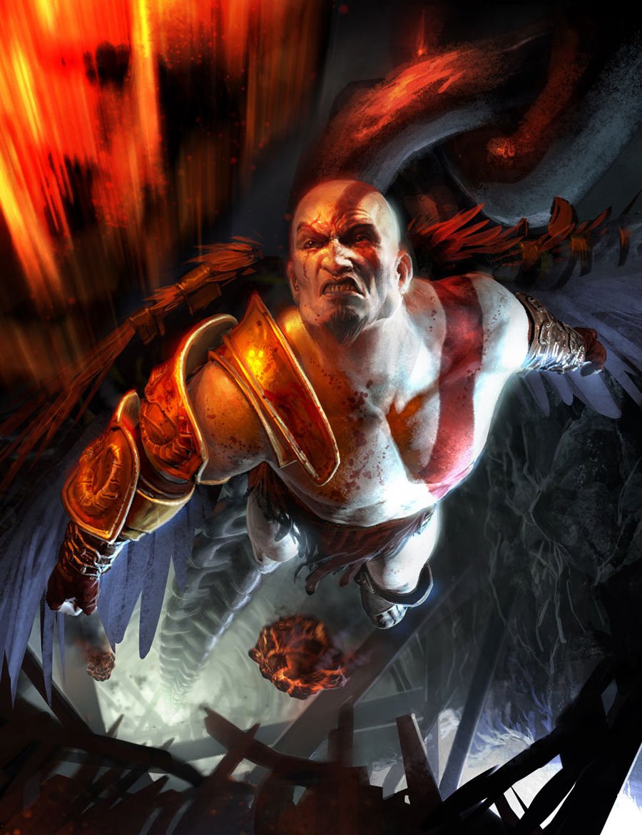 GamePro Cover Art from God of War III