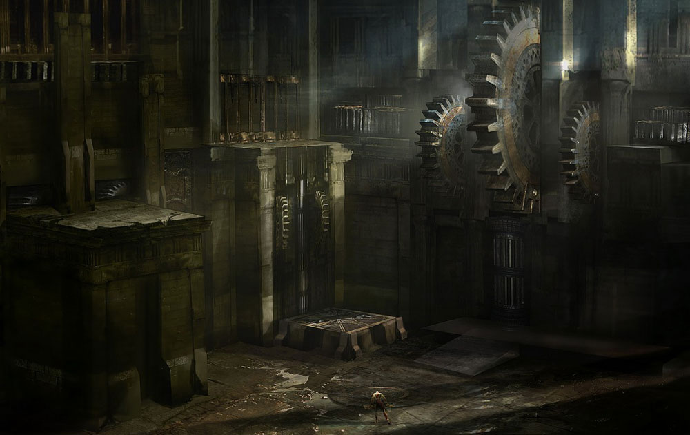 Gears Room Art from God of War III