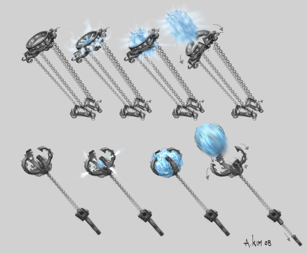 Hailstorm Concept Art from God of War III