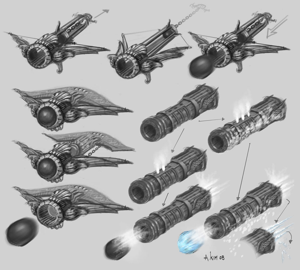 Hailstorm Concept Art from God of War III