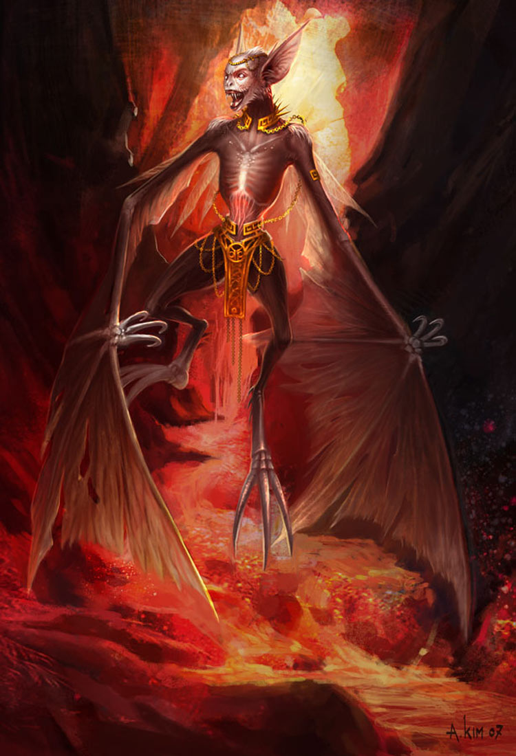 Harpy Concept Art from God of War III