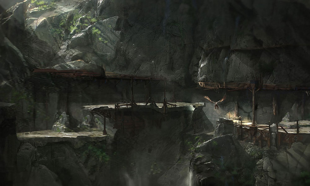 Harpy Training Art from God of War III