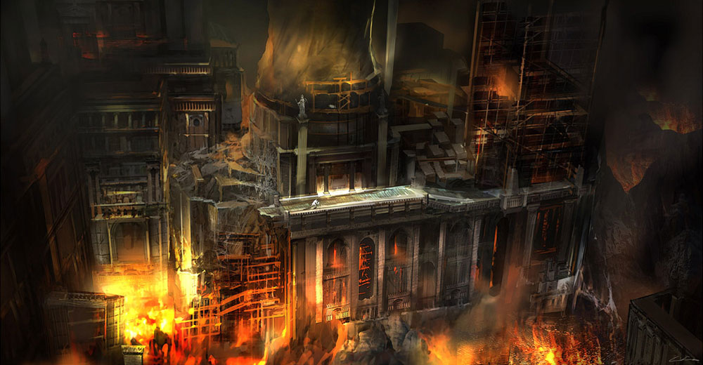 Hermes Run Art from God of War III