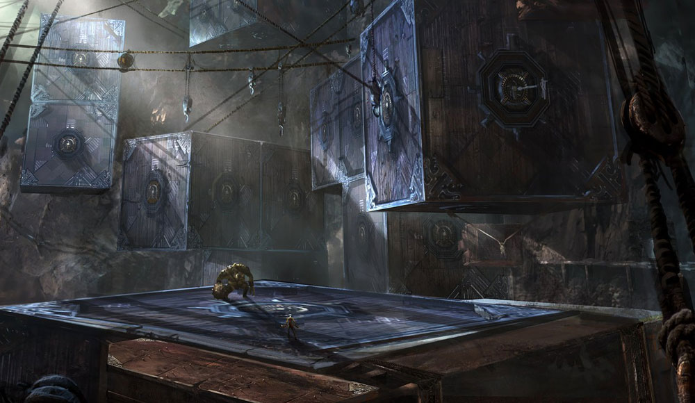 Olympus Cavern Art from God of War III