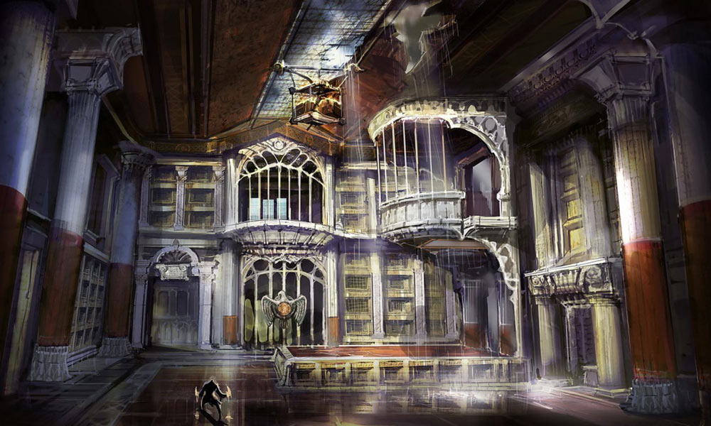 Olympus Interior Art from God of War III