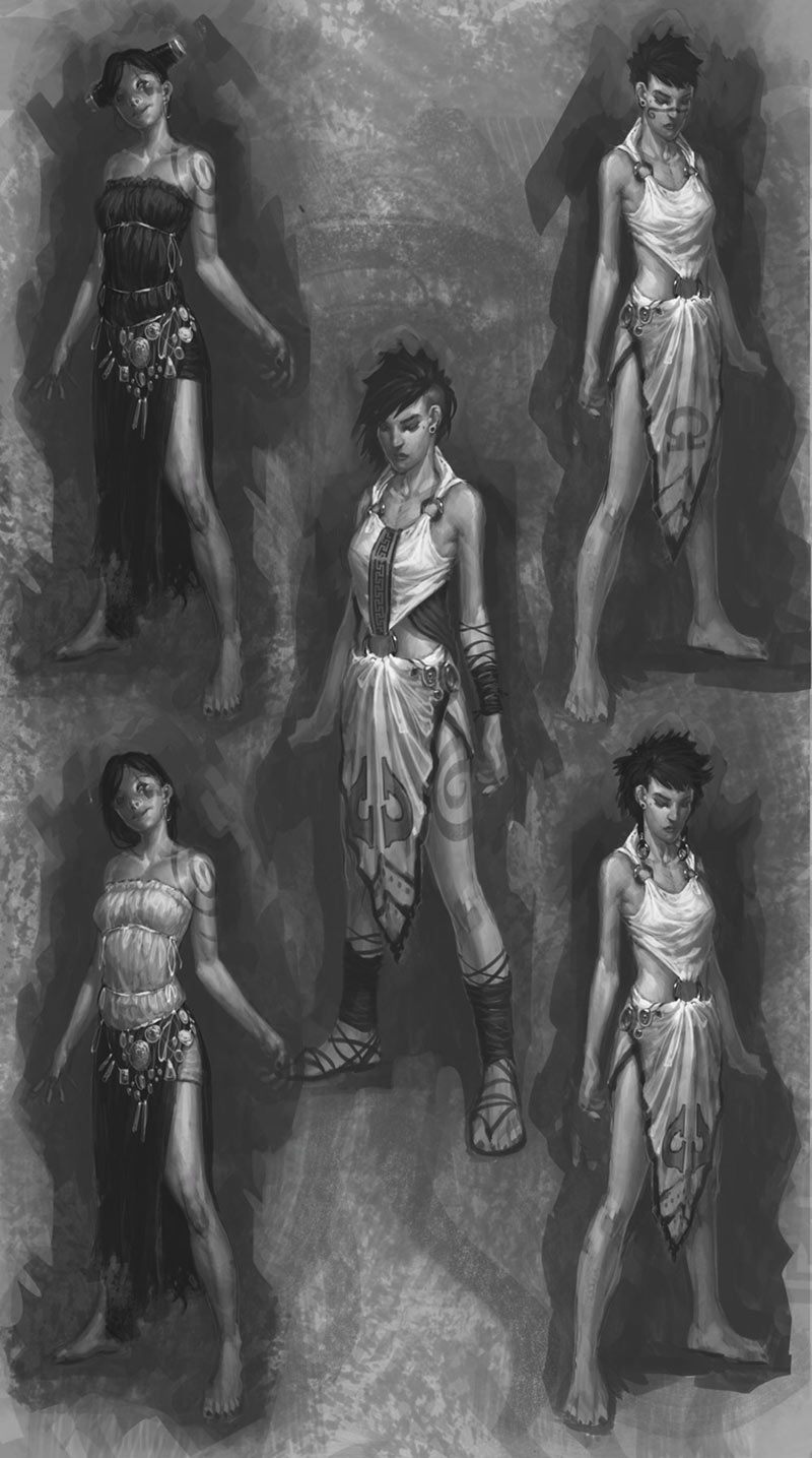 Pandora Concept Art from God of War III