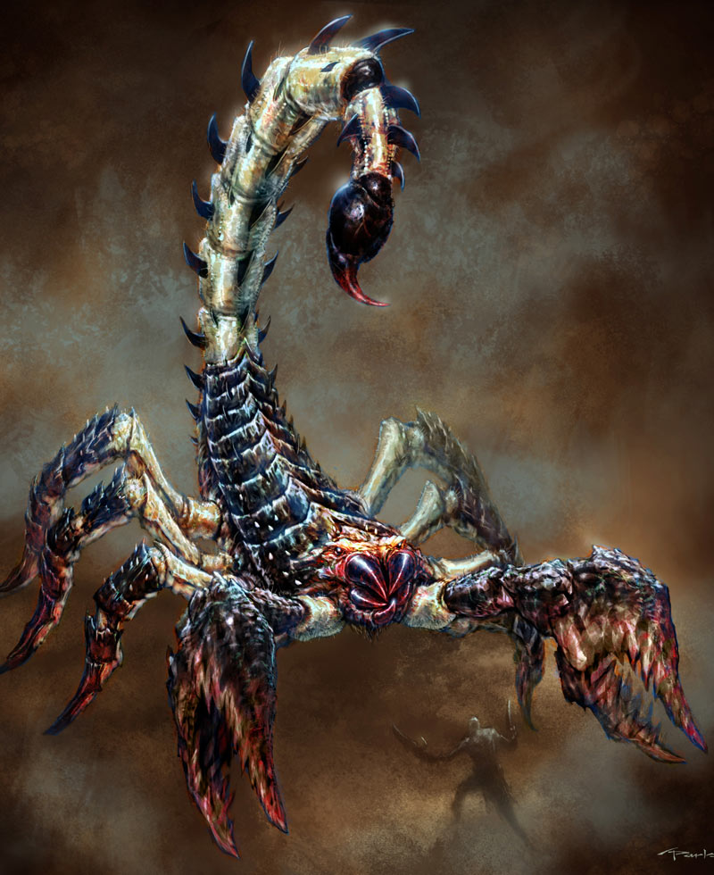 Scorpius Art from God of War III