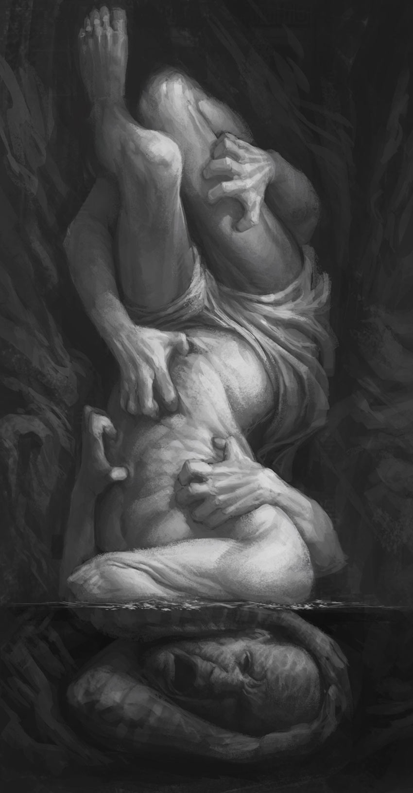 Tartarus Statue Art from God of War III