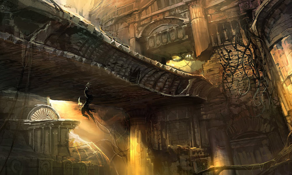 Three Judges Bridge Art from God of War III