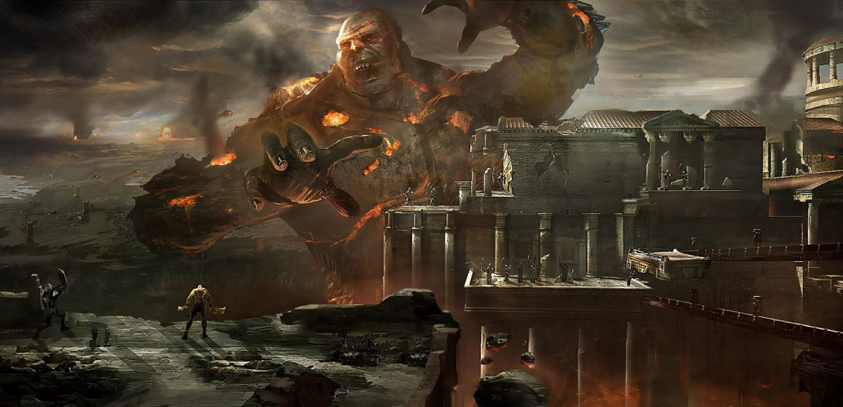Titan E3 Promo Art from God of War III