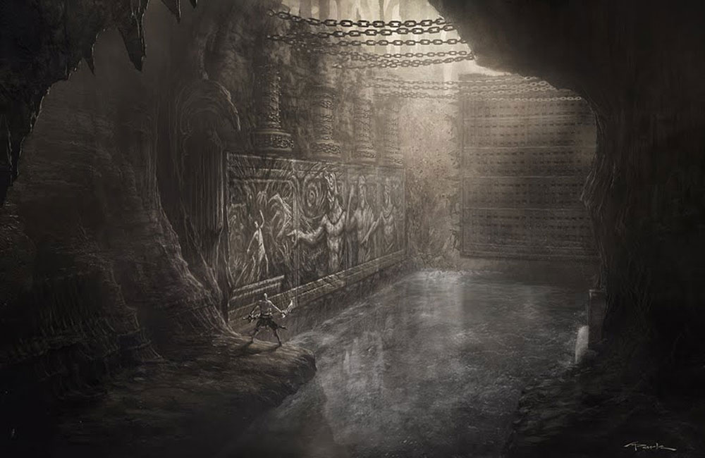 Wall Run Art from God of War III