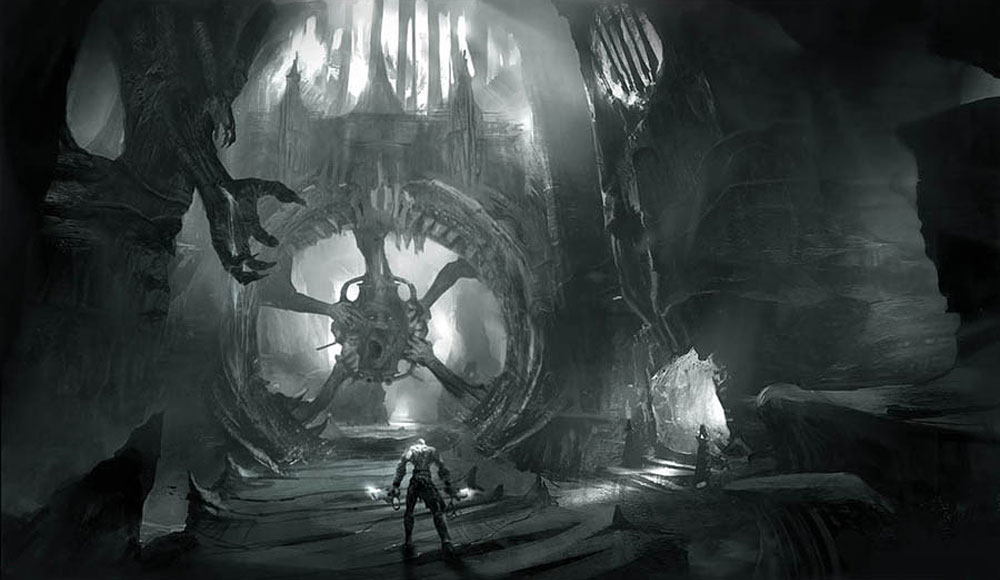 Water Works Art from God of War III