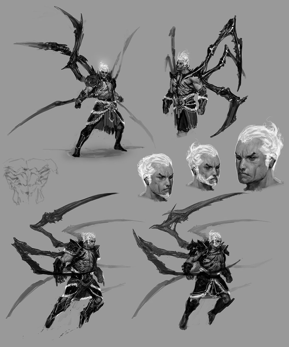 Ares Armor Concept Art from God of War: Ascension