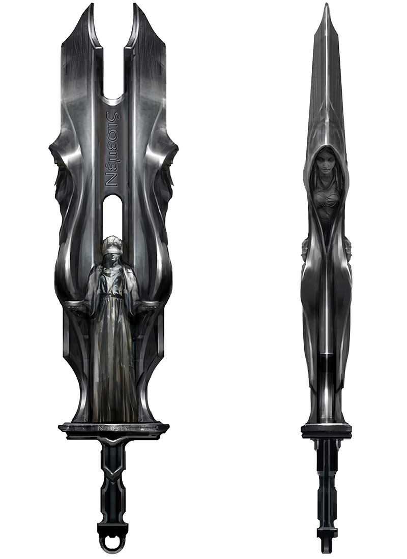 Blade of Judgement Art from God of War: Ascension