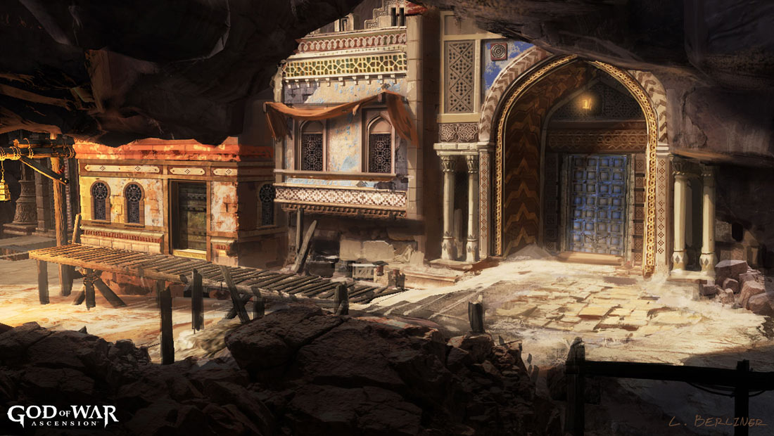 Buildings Art from God of War: Ascension