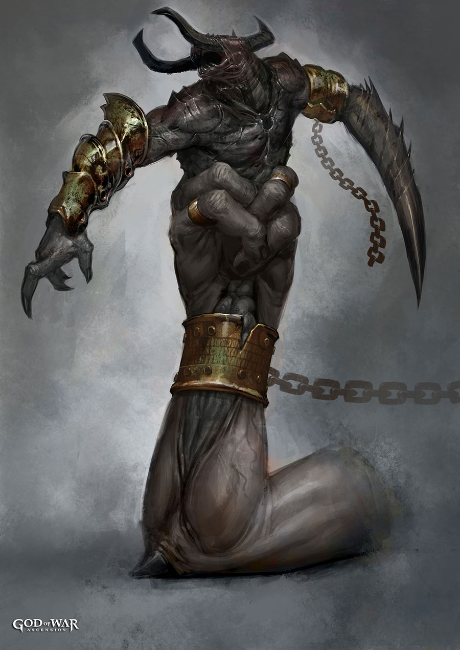 Egeon Hand Art from God of War: Ascension