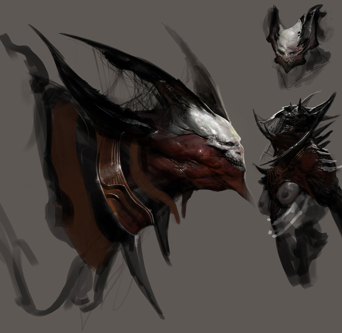 Horned Fury Concept Art from God of War: Ascension