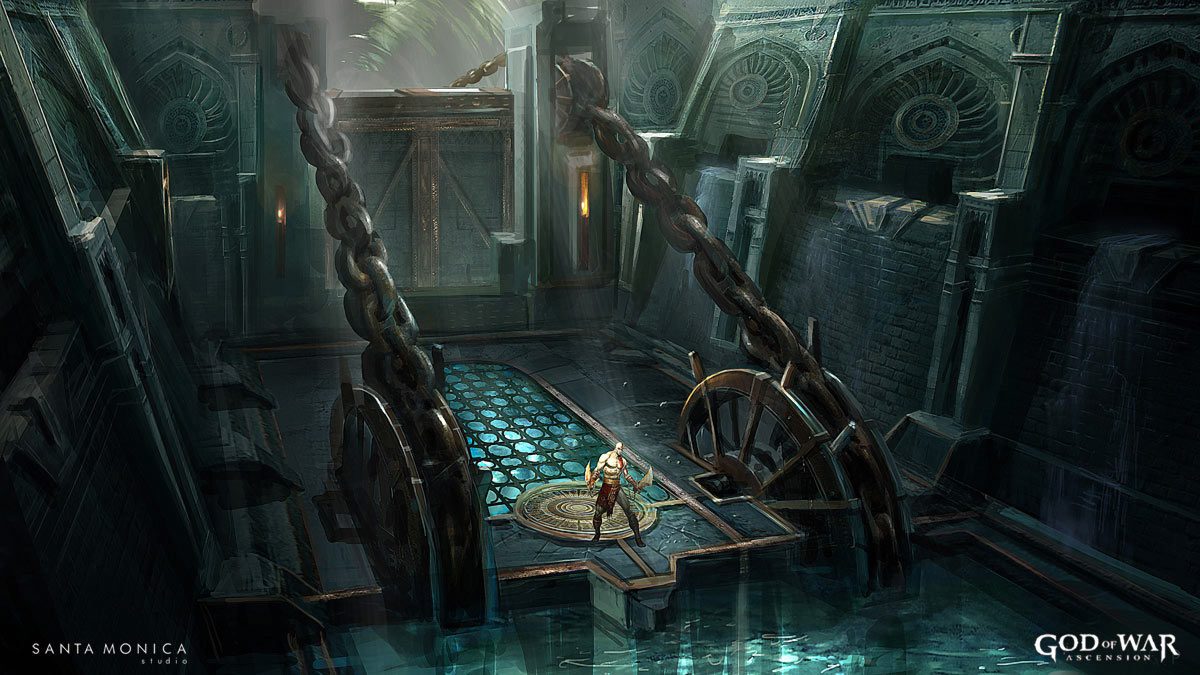 Gate Chains Art from God of War: Ascension